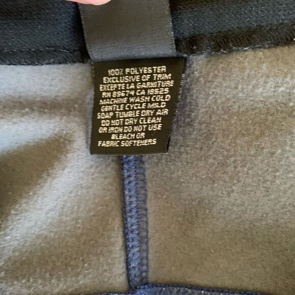 Mountain Hardwear Jacket Women’s Blue Outdoor Soft Shell Quarter Zip Vintage - Picture 10 of 12